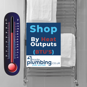 Shop Towel Rails  by Heat Output (BTUs)