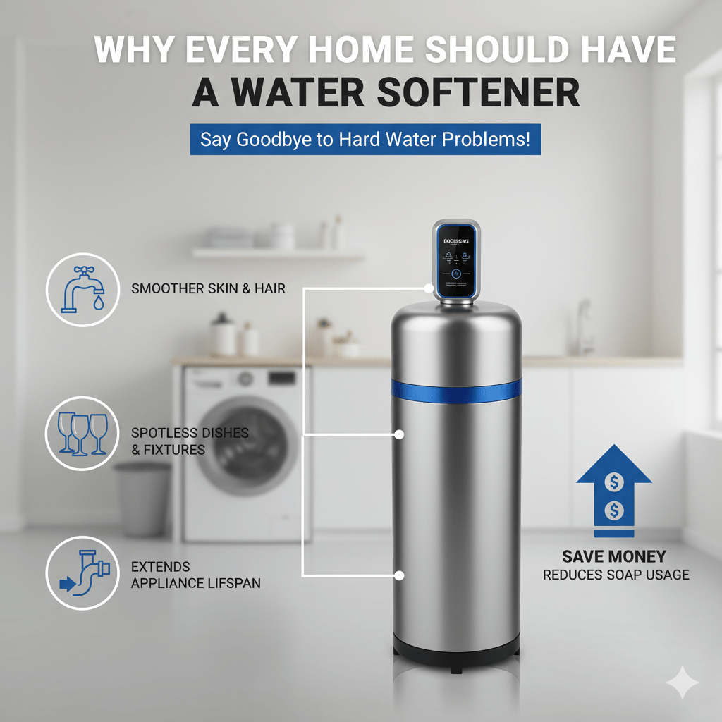 Why Every Home Should Have a Water Softener - Tradeplumbing