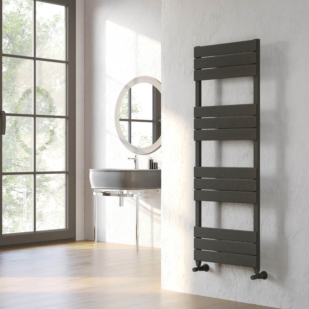 Anthracite Aluminium Heated Towel Rails