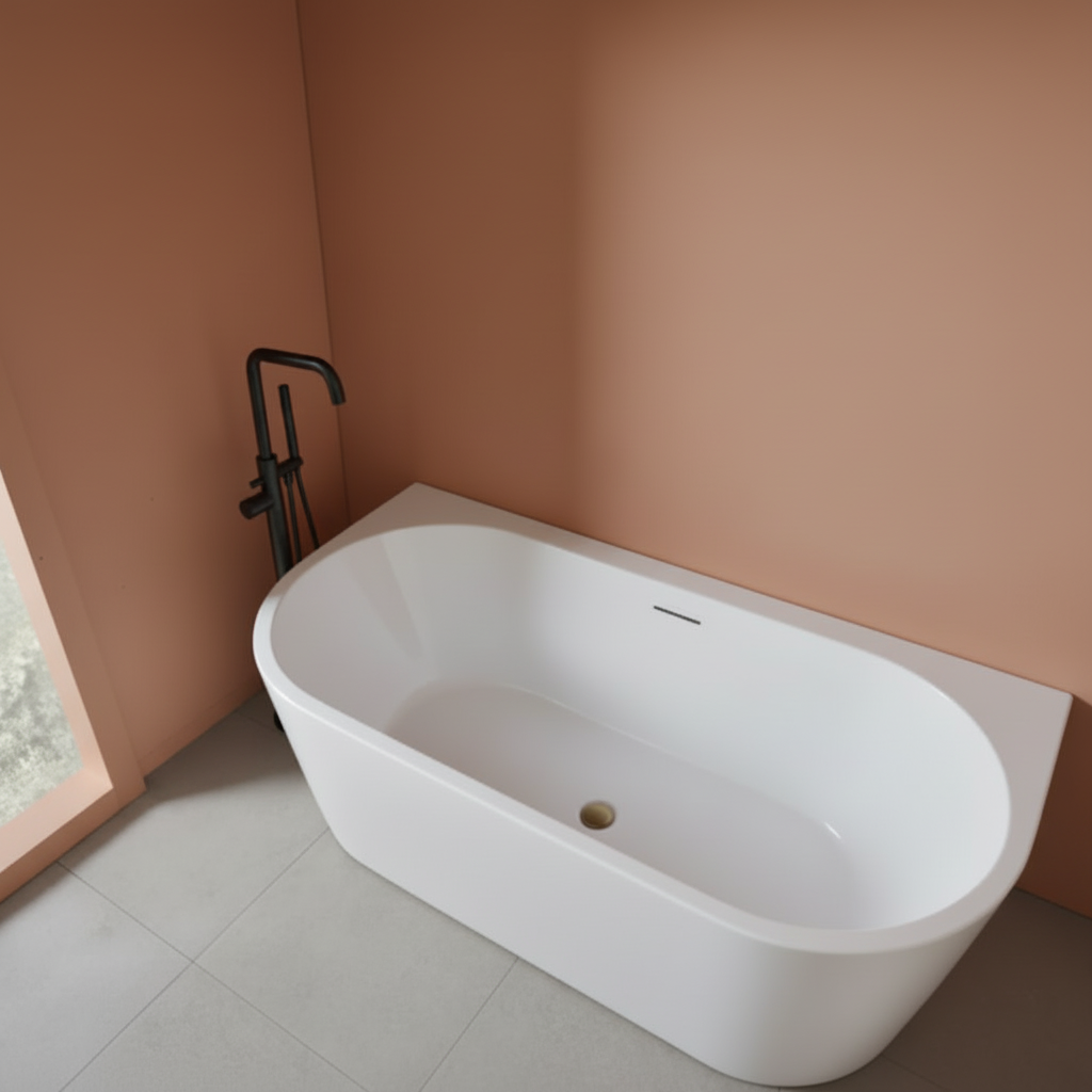Free Standing Back To Wall Baths
