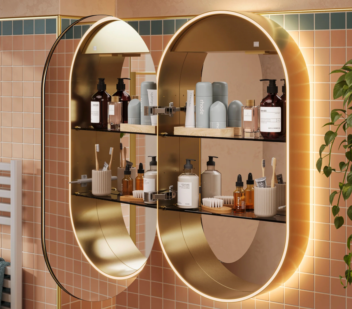 Mirrored Cabinets