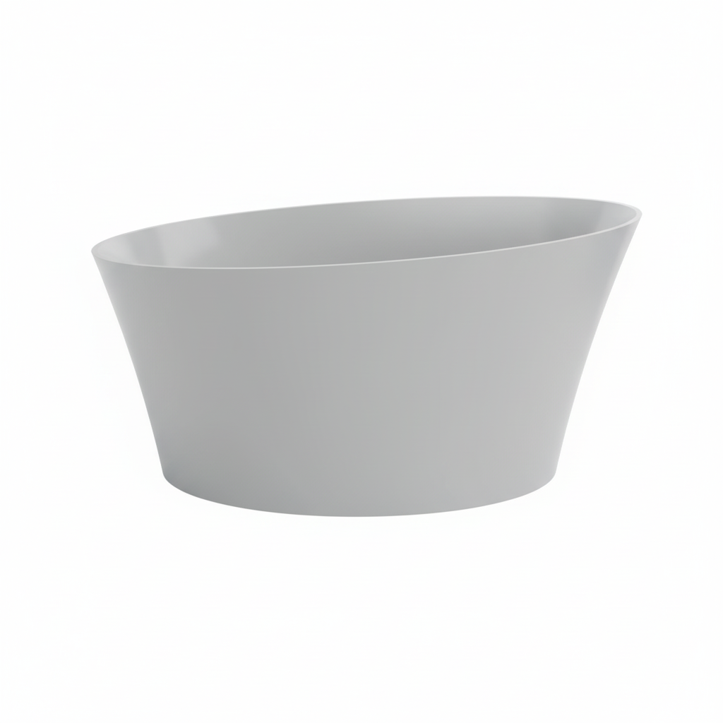BC Designs - Delicata Freestanding Bath - Matt White
