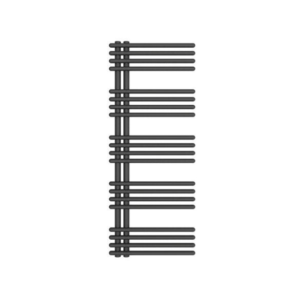 Lazzarini Como Anthracite Carbon Steel Designer Heated Towel Rails