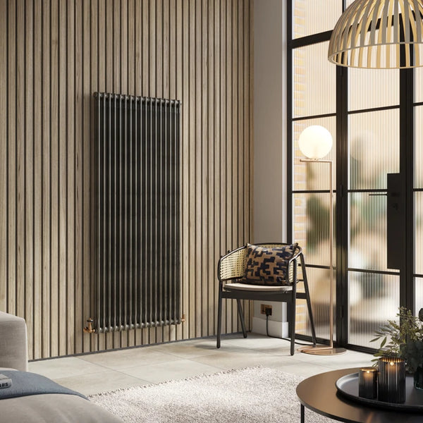 TradeRad Premium Raw Metal Lacquer Vertical Column Radiators