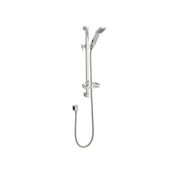 Kartell Pure Thermostatic Concealed Mixer Shower With Adjustable Slide Rail Kit And Overhead Drencher