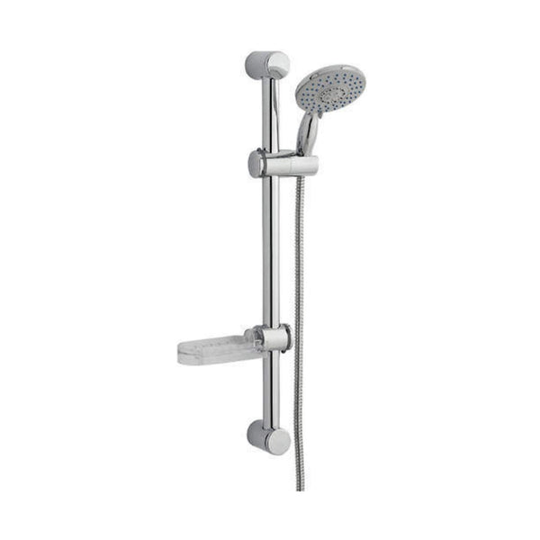 Kartell Plan Thermostatic Concealed Mixer Shower With Adjustable Slide Rail Kit And Overhead Drencher