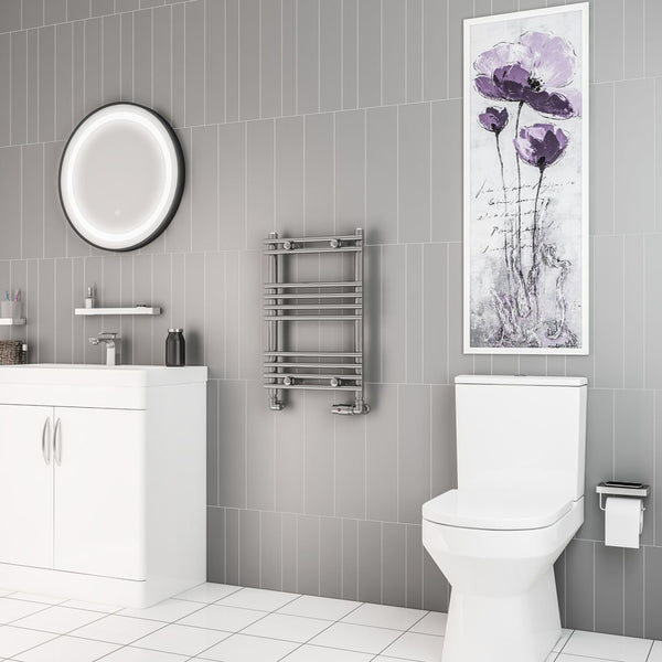 Eastbrook Biava Tube on Tube Steel Chrome Heated Towel Rails