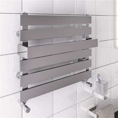 Eastbrook - Ascona Steel Polished Heated Towel Rail