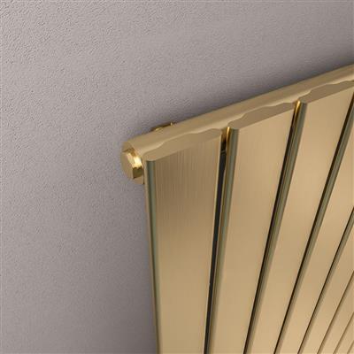 Eastbrook Warrington 1500 x 528 Radiator Type10 Brushed Brass