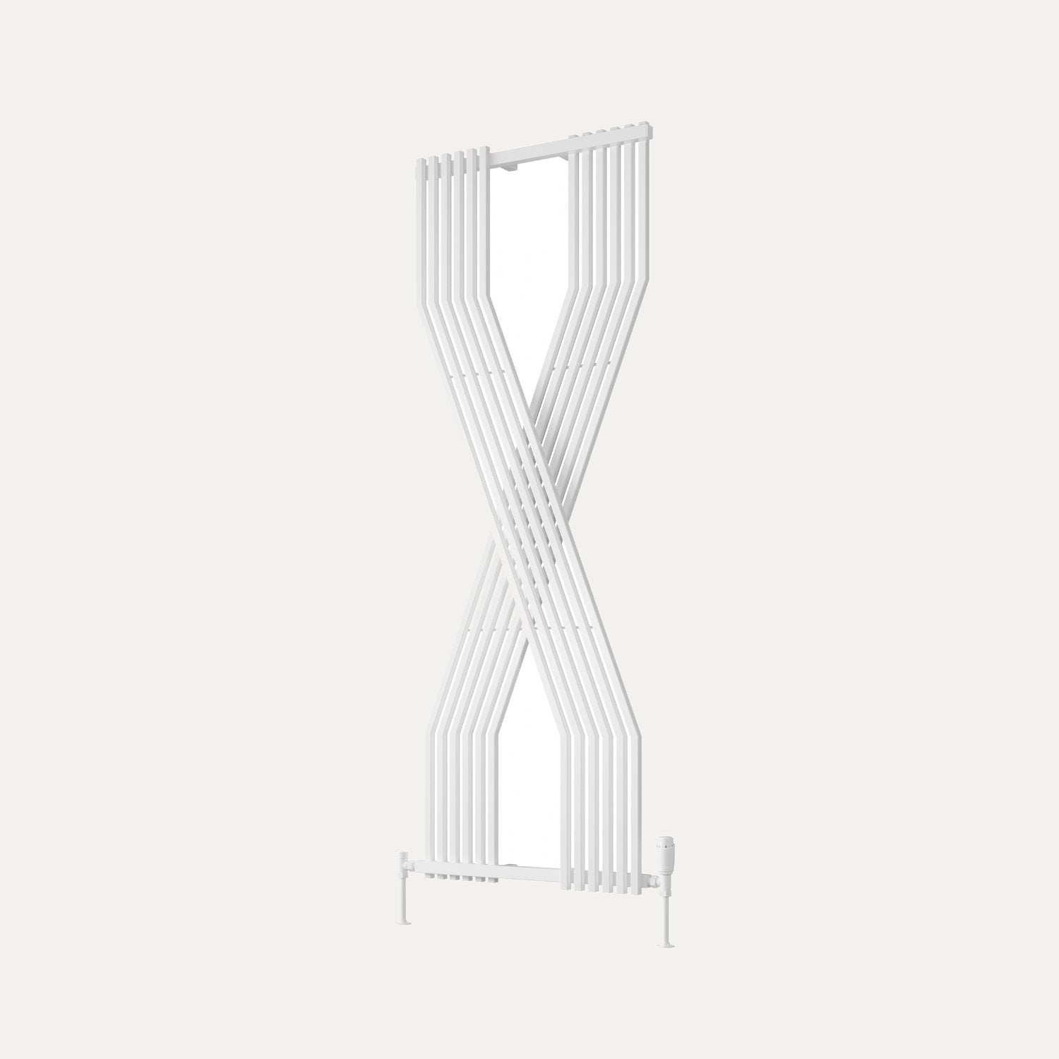 Reina Coredo Steel White Vertical Designer Radiator - Central Heating