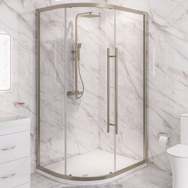 Eastbrook Vantage 2000 Shower Offset Quadrantrant Enclosures 1200mm L x 800mm W