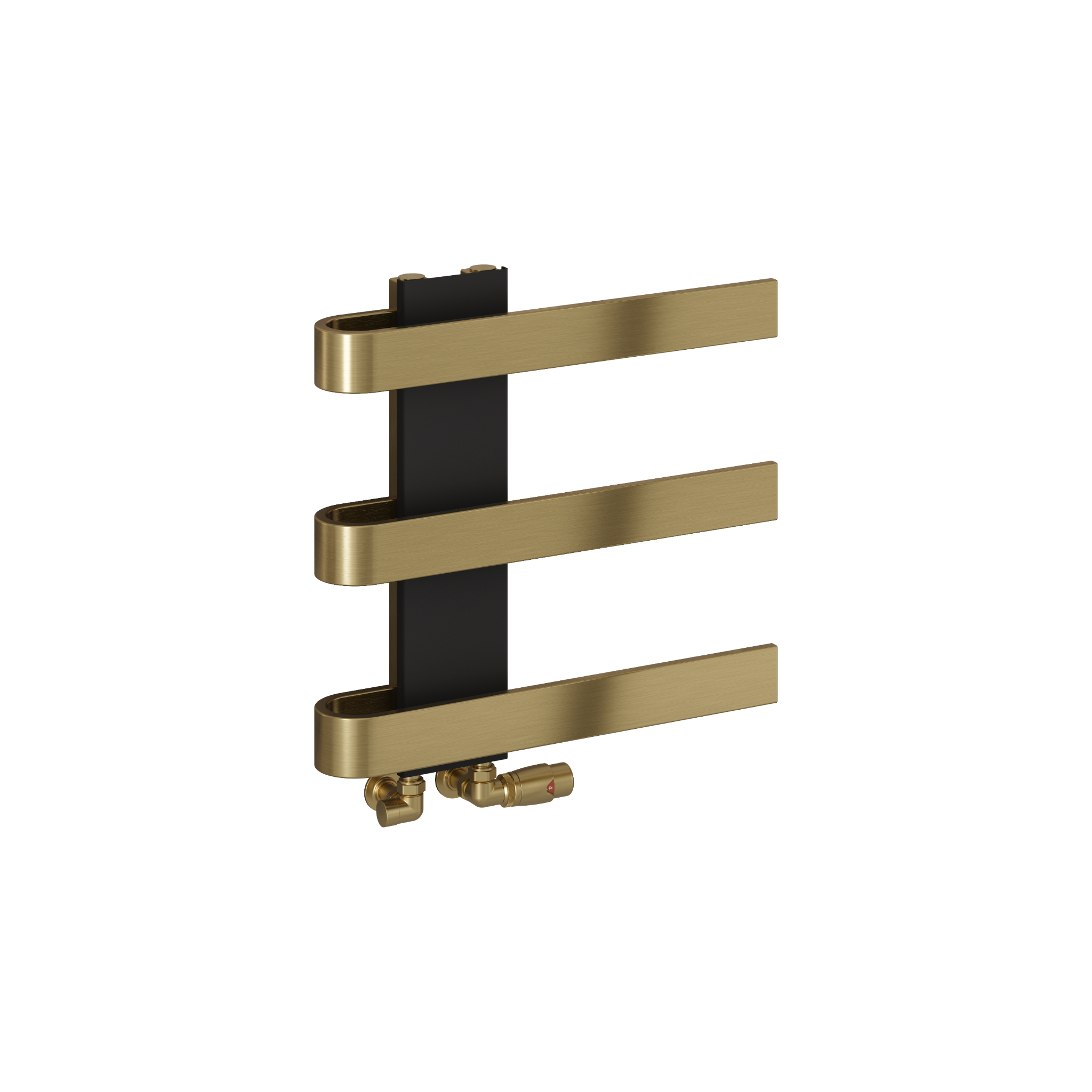 Reina - Panaro Mild Steel Towel Rail - Brushed Brass