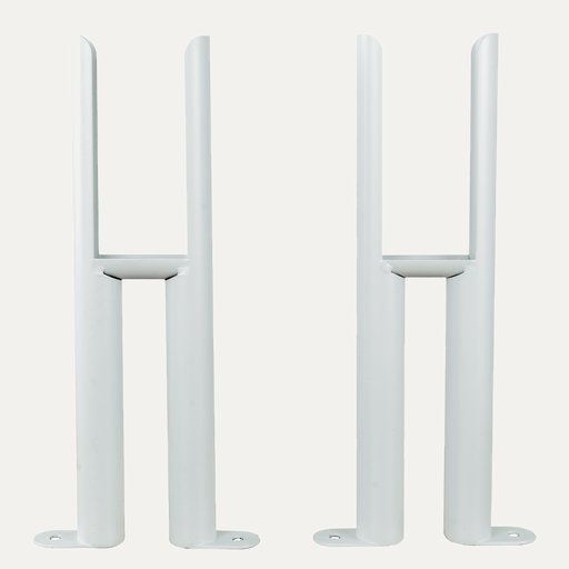 Reina Colona Steel White Horizontal Column Radiator