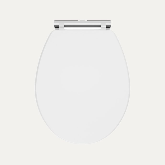 Nuie Classique / Soft Close Wooden Toilet Seat White