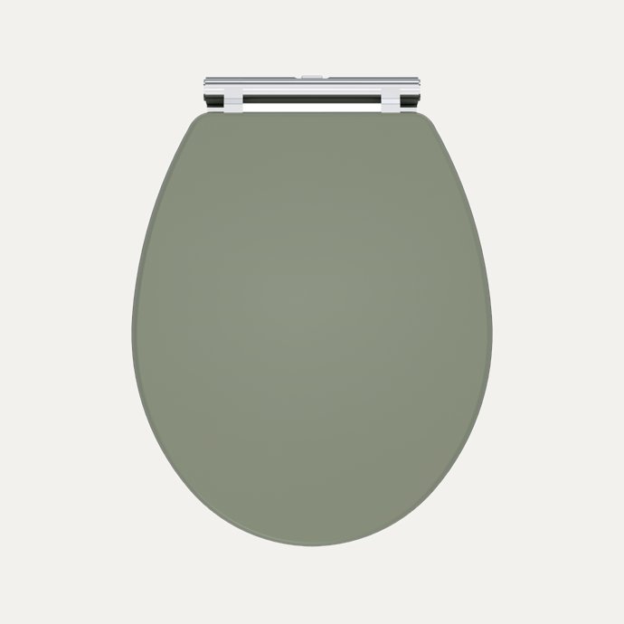 Classique / Soft Close Wooden Toilet Seat Satin green