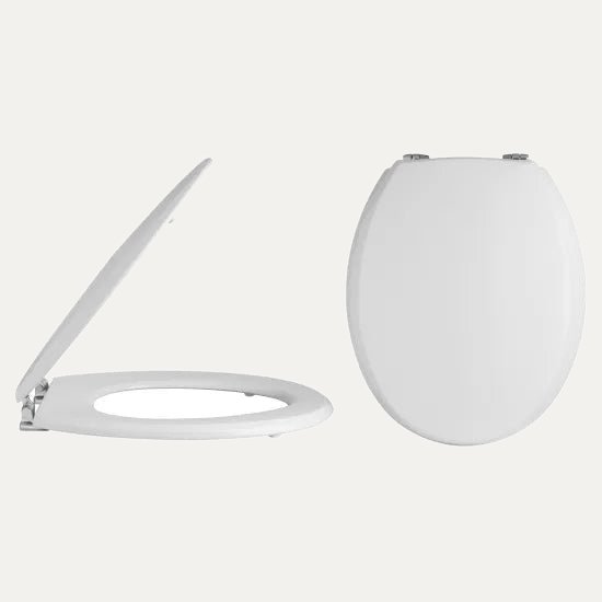 Hudson Reed Traditional Toilet Seat Chrome Hinges