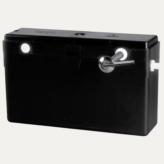 Macdee CFH15CP Hideaway Cistern SIDO 340mm Chrome Lvr