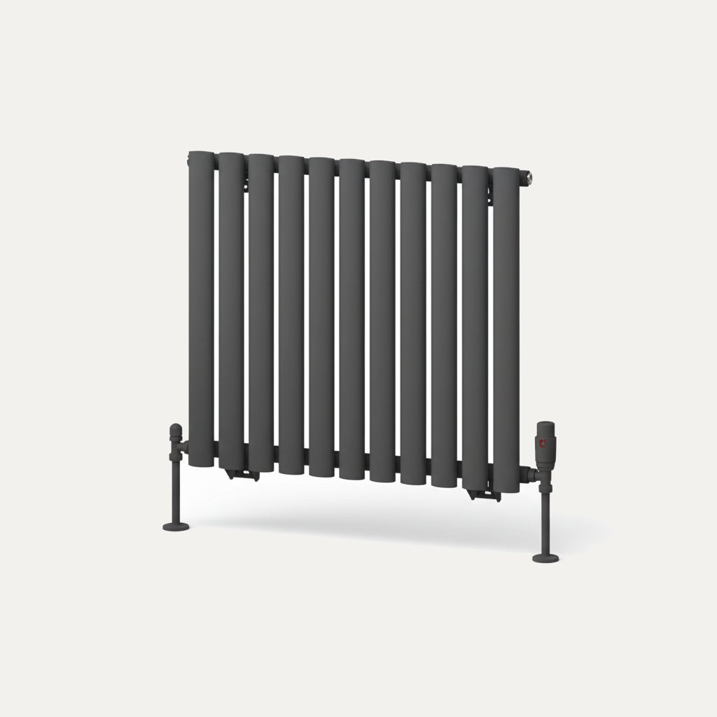 High-quality anthracite horizontal radiator