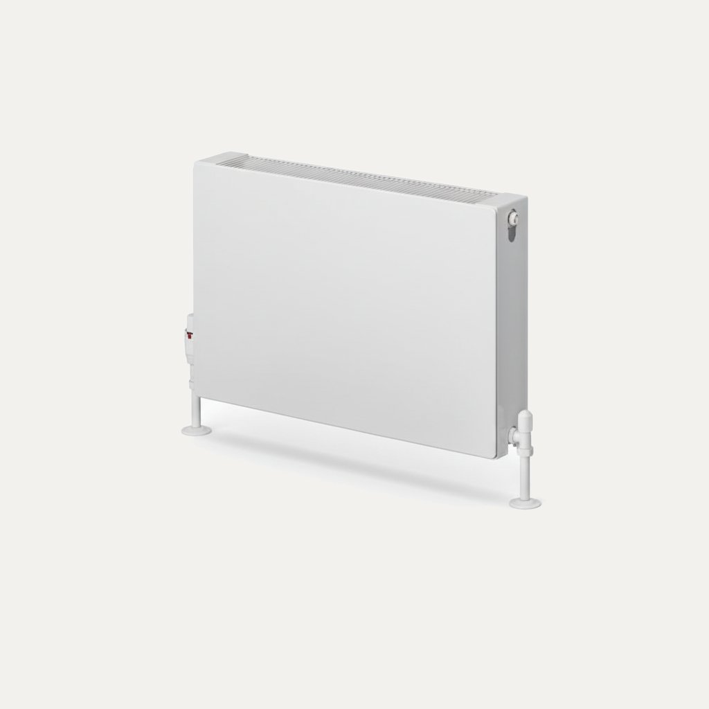 White radiator product - square format