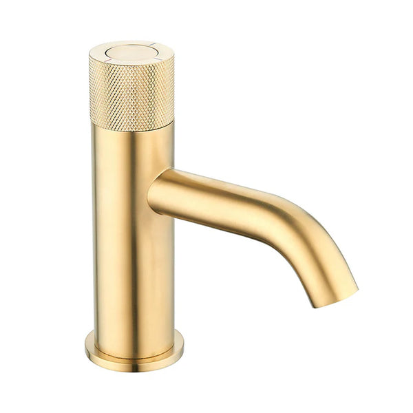 Tailored Bathrooms Rendondo Round Push Button Basin Tap