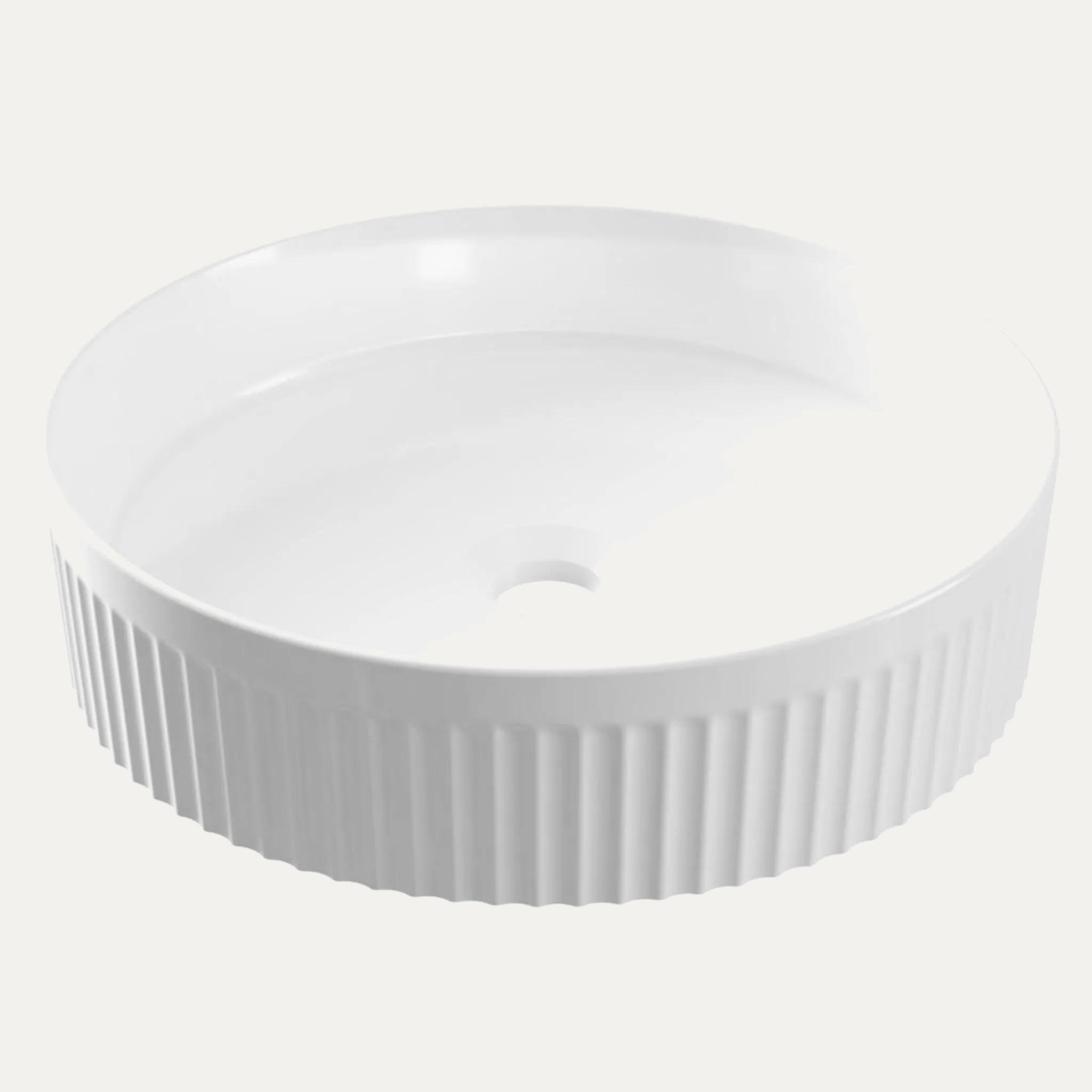 Eastbrook Knole 400x400mm Sit on Basin, White (view 3)