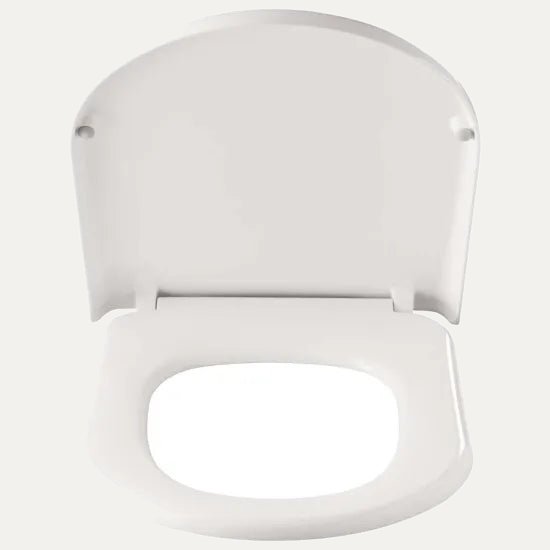 Arley Pro Pluto White Round Soft Close Toilet Seat With Quick Release Hinge