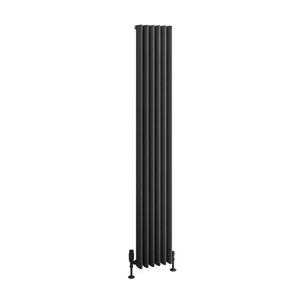 Eastbrook Witney Matt Anthracite Vertical Aluminium Radiators