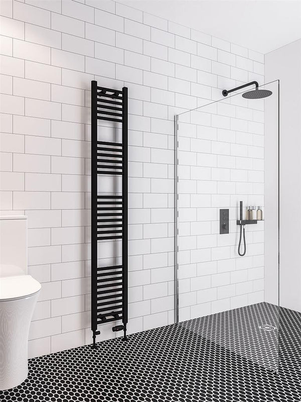 Eastbrook Wingrave Matt Black Straight Multi Towel Rails