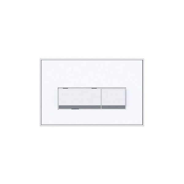 Kartell Keytec Glass White Flush Plate