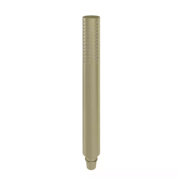 Eastbrook Modern Round Shower Hand Set Single Function Full Spray, Brushed Brass