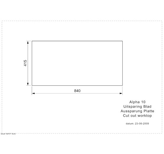 REGINOX ALPHA 10 KITCHEN SINK