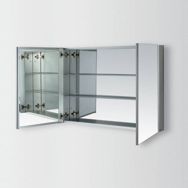 Kartell Genil 700mm x 800mm Mirrored Cabinet, Clear Glass