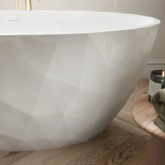 BC Designs Sculptura 1700mm Freestanding Bath With Legs And Waste
