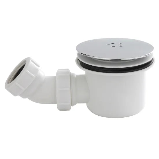 Bayswater Chrome 90mm Round Fast Flow Shower Waste