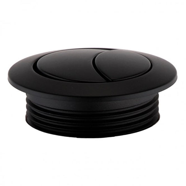Kartell Brassware Nero Matt Black Series 600 Cistern Push Button