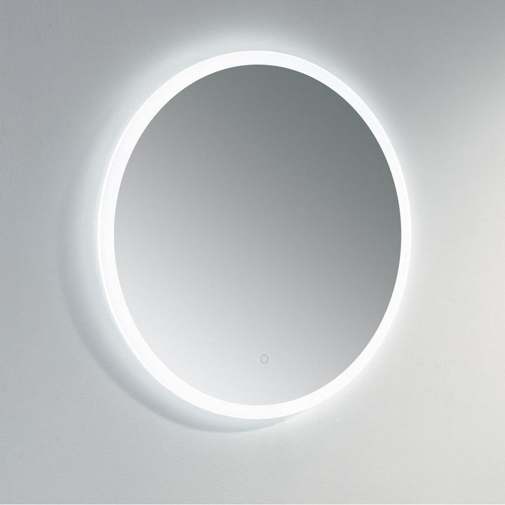 Kartell Guadiana 800mm Round Illuminated LED Mirror Clear Glass