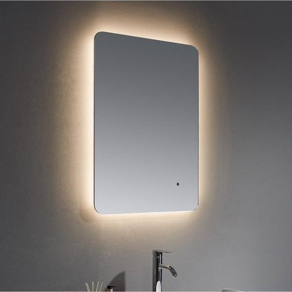 Kartell Jucar 800mm x 600mm Illuminated LED Mirror - Clear Glass