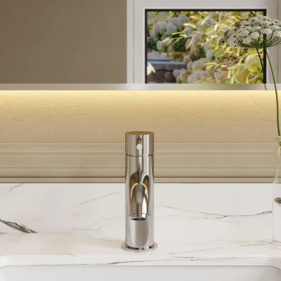 Cartegena Mono Basin Mixer With Push Button Waste