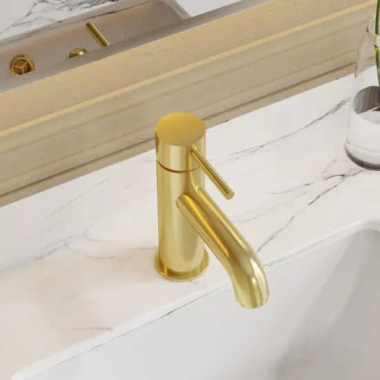 Nuie Cartegena Mono Basin Mixer With Push Button Waste