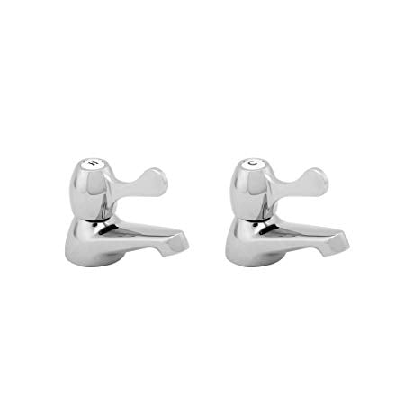 Methven Deva Chrome Lever Action Contract Bath Taps (Pair)