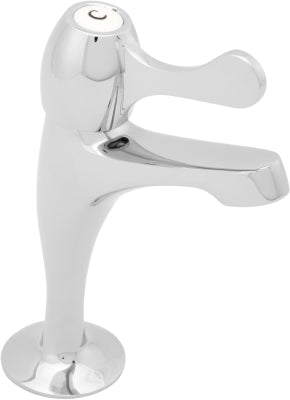 Methven Deva Lever Action Contract Brass Sink Pillar Taps, Chrome