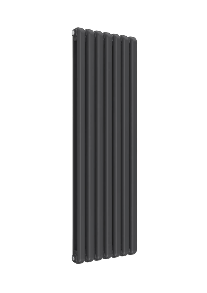 Reina Coneva Steel Anthracite Vertical Designer Radiator Central Heating