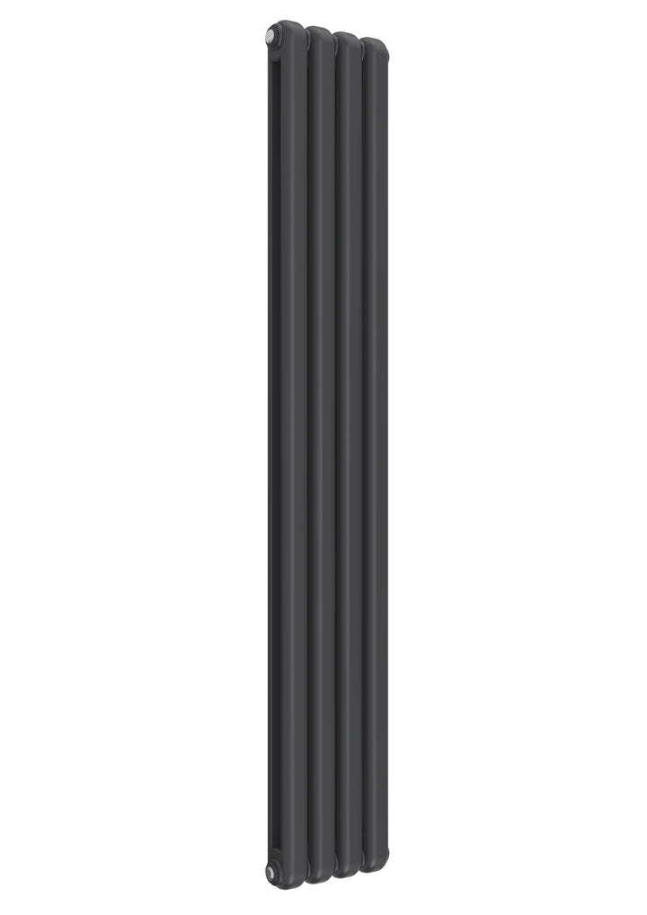 Reina Coneva Steel Anthracite Vertical Designer Radiator Central Heating