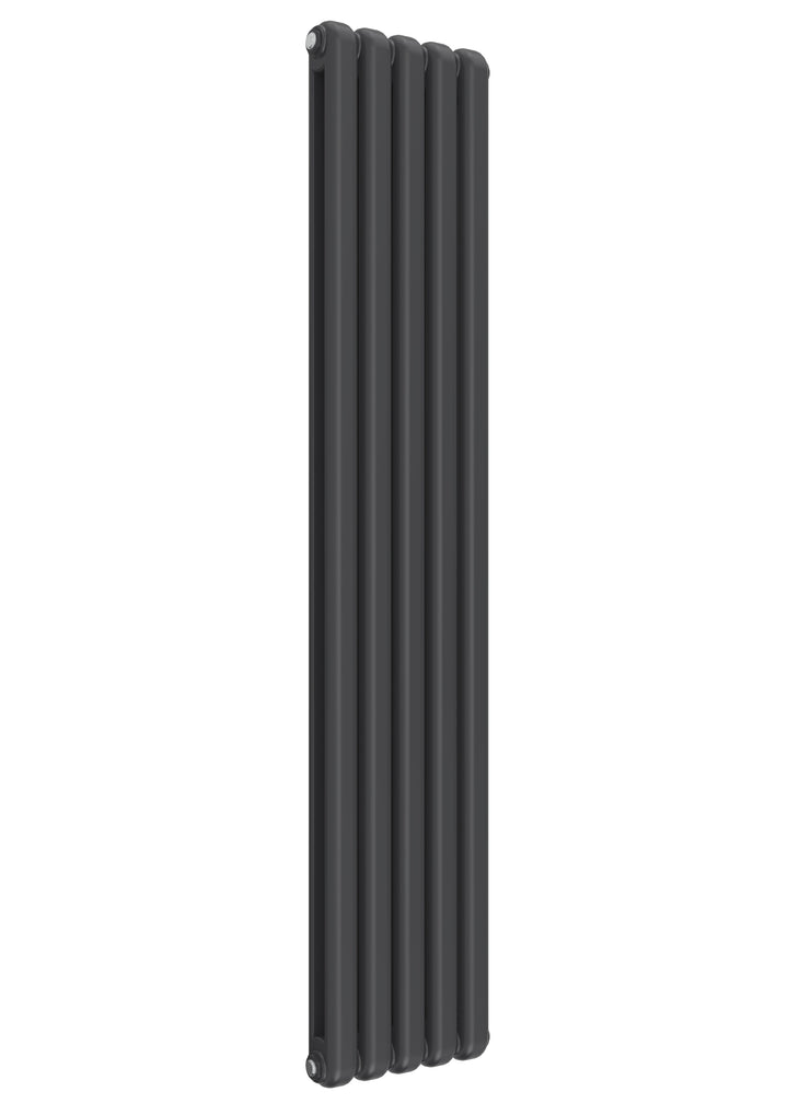 Reina Coneva Steel Anthracite Vertical Designer Radiator Central Heating