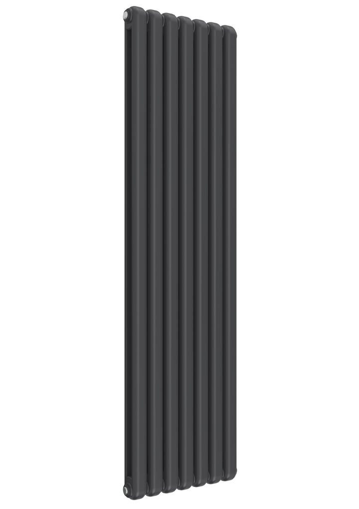 Reina Coneva Steel Anthracite Vertical Designer Radiator Central Heating