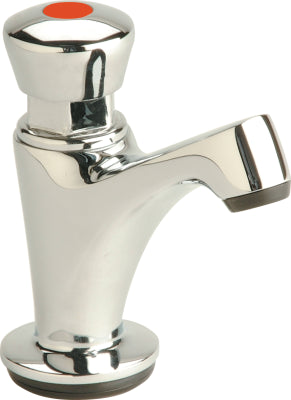 Methven Deva Brass Self Closing Basin Tap, Chrome