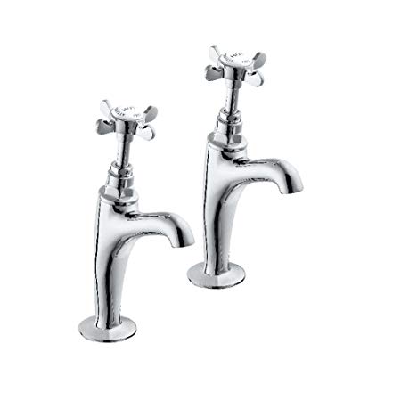 Methven Deva Coronation High Neck Sink Taps, Chrome