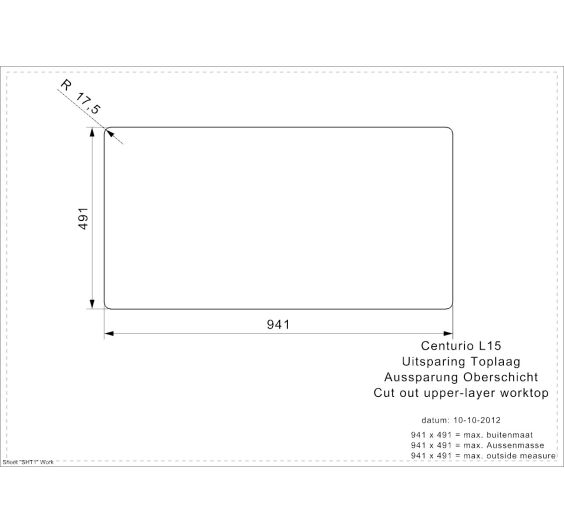 REGINOX CENTURIO L 1.5 KITCHEN SINK