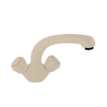 Methven Deva Brass Profile Mono Sink Mixer Tap, Beige