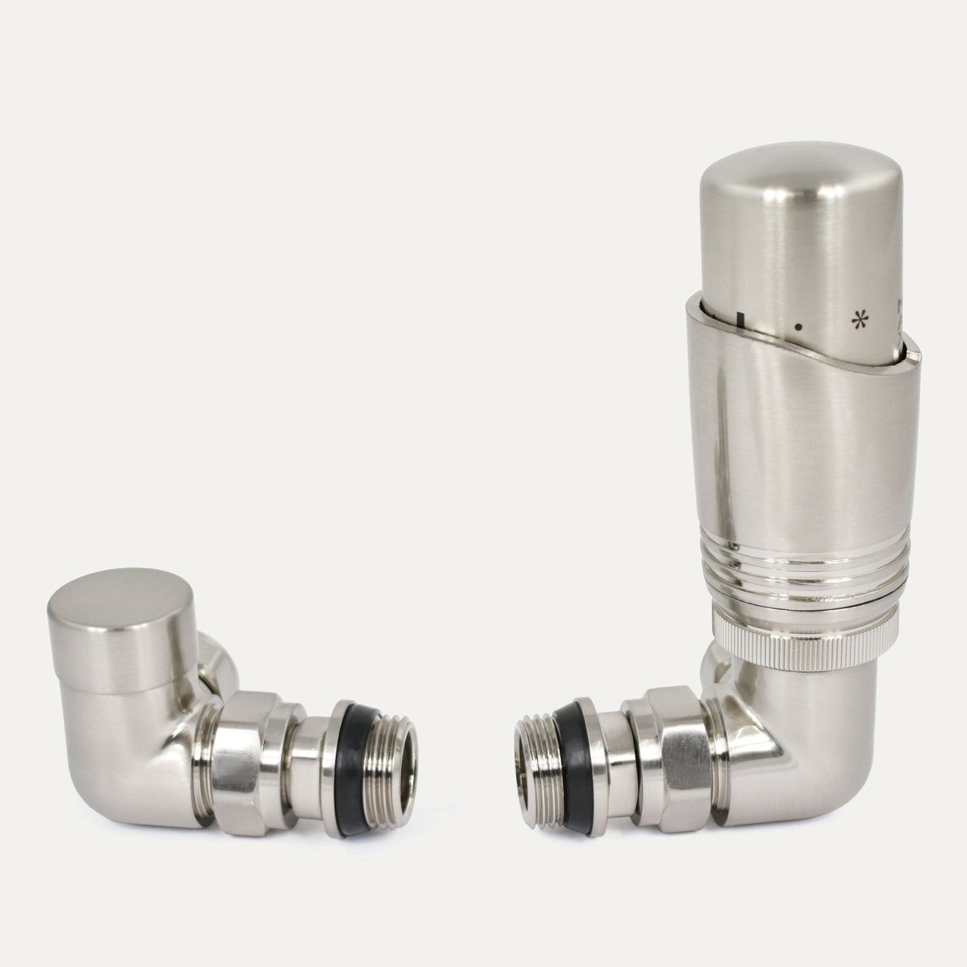 Plumbers Choice Delta Corner TRV Brushed Satin Nickel Thermostatic ...